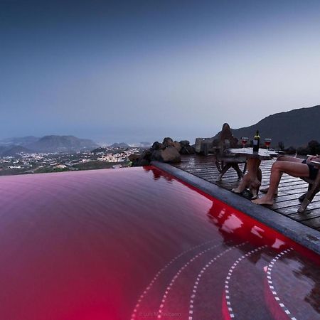 Historic Canarian House, Private Heated Infinity Pool, Bbq, Wifi + Panoramic Ocean Views أرونا المظهر الخارجي الصورة